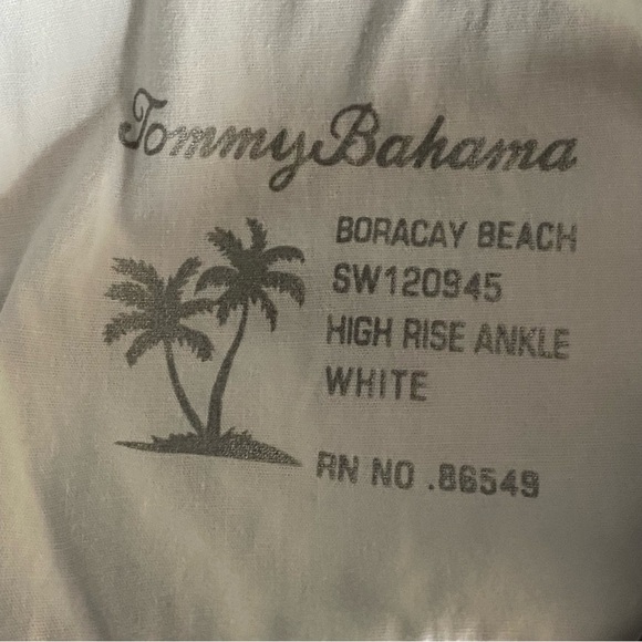 TOMMY BAHAMA Pants Womens Size 4x28 Boracay Beach High Rise Ankle Tropical - Picture 3 of 11